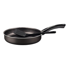 Frigideira Reta Tramontina Paris 24 cm 2,0 L Com Espátula De Nylon Chumbo Starflon Max