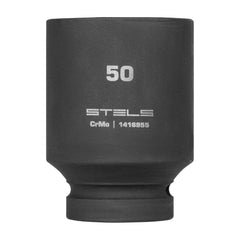Soquete Impacto Longo 1Pol Hexagonal Cromo Molibdênio 50mm 1PC Stels 1416955