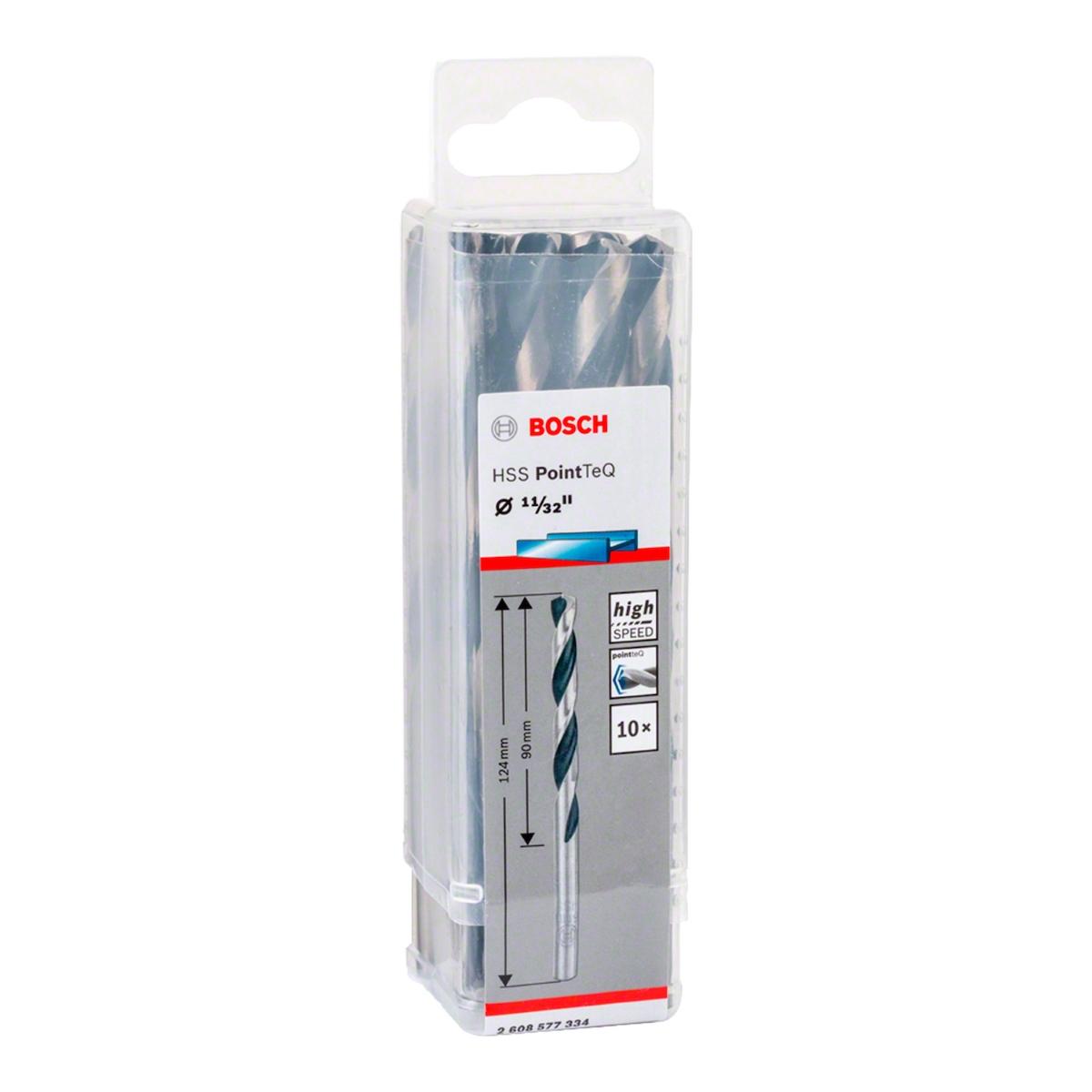 Broca Metal Bosch Aço Rápido Hss-Pointteq 11/32'' 10 Peças