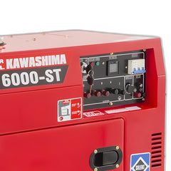 Gerador à Diesel Dg6000Est 4600W Trif. 220V Kawashima