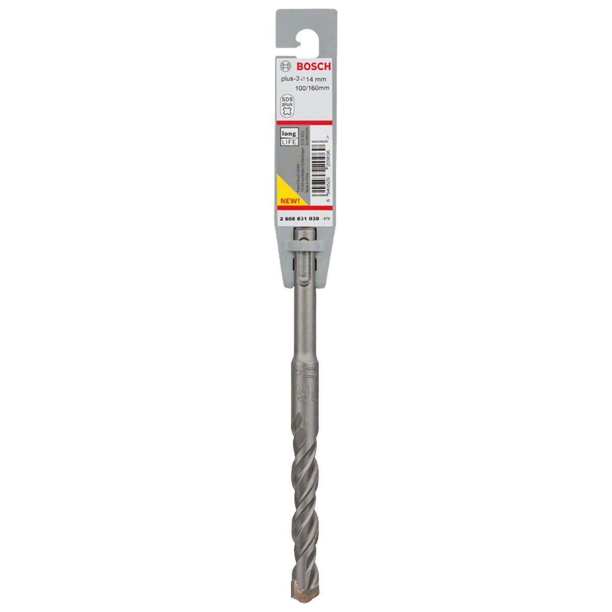 Broca Bosch Sds Plus-3 Para Concreto Ø14 X 100 X 160 mm