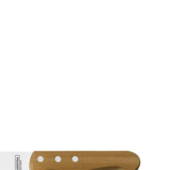 Kit Para Churrasco Tramontina 3 Peças Aço Inox E Madeira Natural Com Tábua E Faca