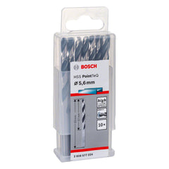 Broca Metal Bosch Aço Rápido Hss-Pointteq 5,6mm 10 Peças