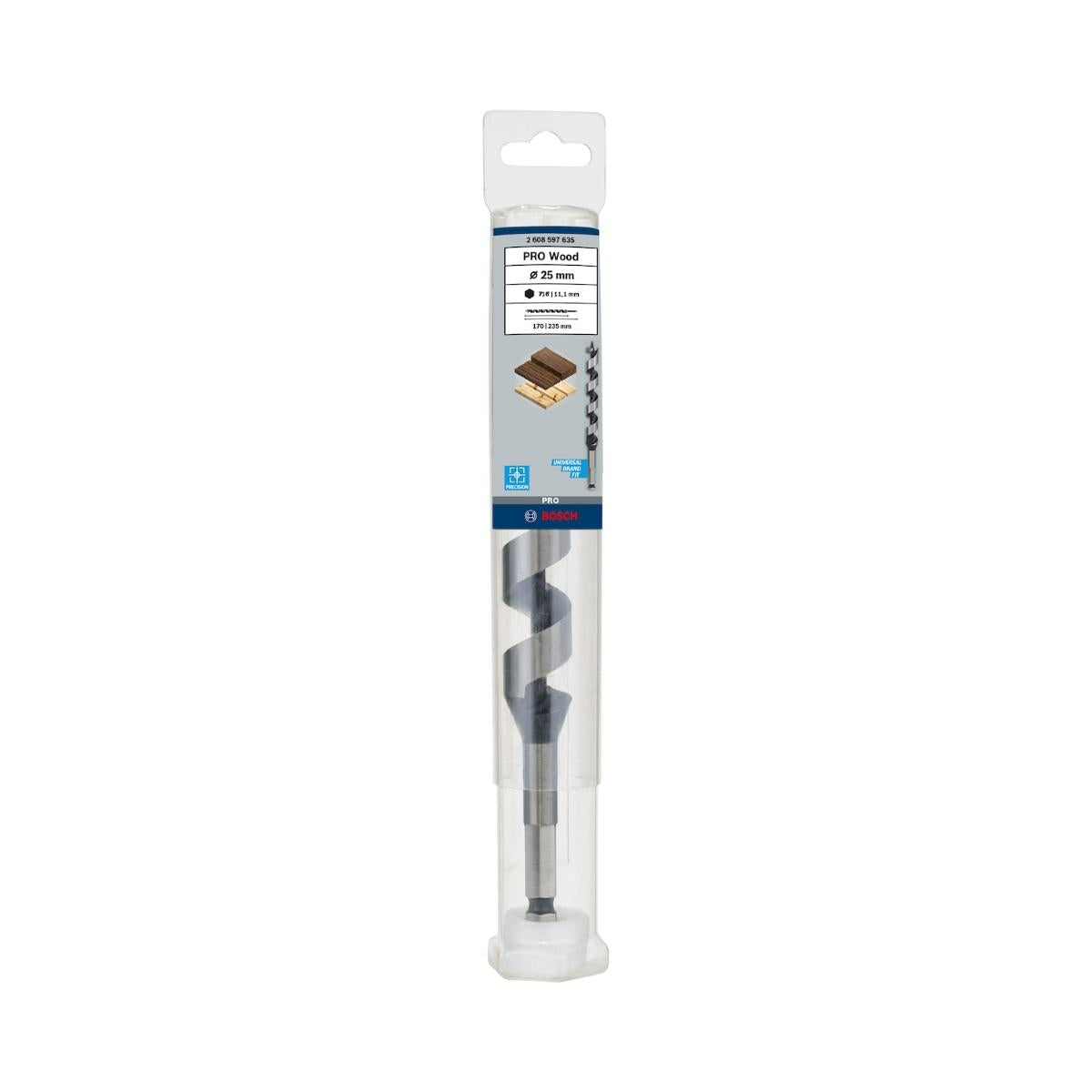 Broca Para Madeira Bosch Pro Wood 25,0mm (Encaixe Hexagonal)