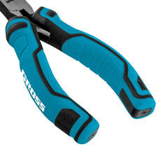 Mini Alicate Redondo Reforçado Fosfatizado 127mm Gross 1783555 Para Eletrônica E Joalheria