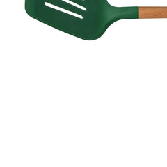 Espátula Silicone Tramontina Live Verde Cabo Madeira Resistente 210°C Cozinha Antiaderente Profissional