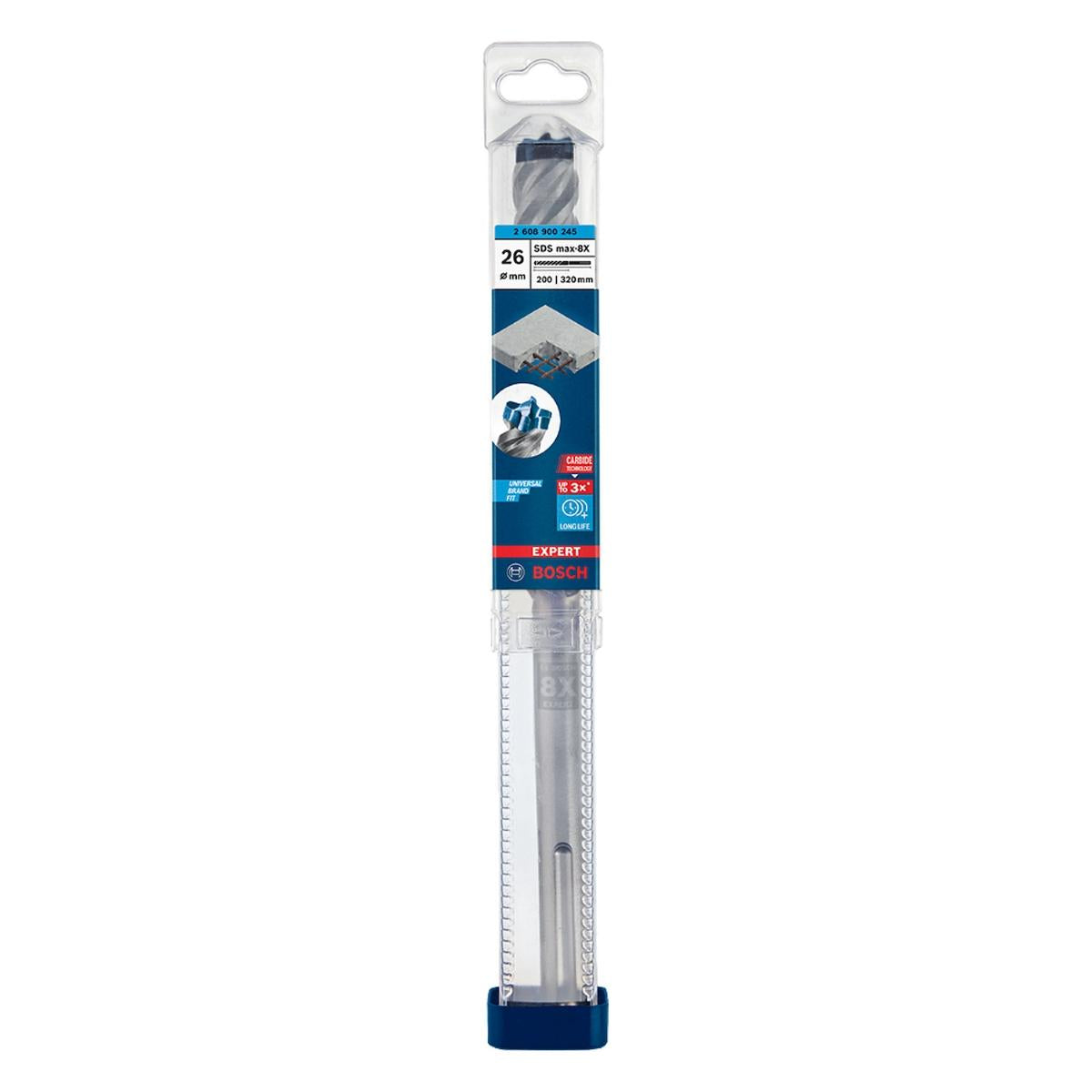 Broca Para Concreto Bosch Expert Sds Max-8X Ø26X200X320mm