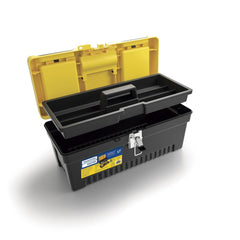 Caixa Plástica Para Ferramentas 17'' Tramontina Master Com Bandeja Removível E Trava Metálica