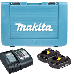 Martelete Combinado Makita 18V DHR202Y001 SDS Plus LXT 2 Baterias Carregador e Maleta
