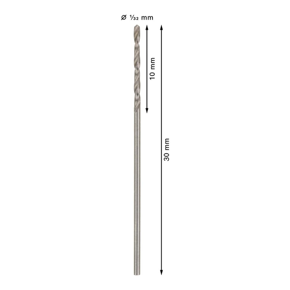 Broca Para Metal Bosch Pro Metal Hss-G 1/32'' 10Un