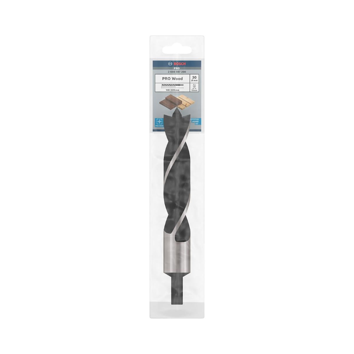 Broca Para Madeira Bosch Pro Wood 30mm (Encaixe Cilíndrico)