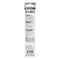 Broca Chata Madeira 14mm 150mm Aço 45 Ângulo 135° MTX 704099 Durabilidade e Precisão