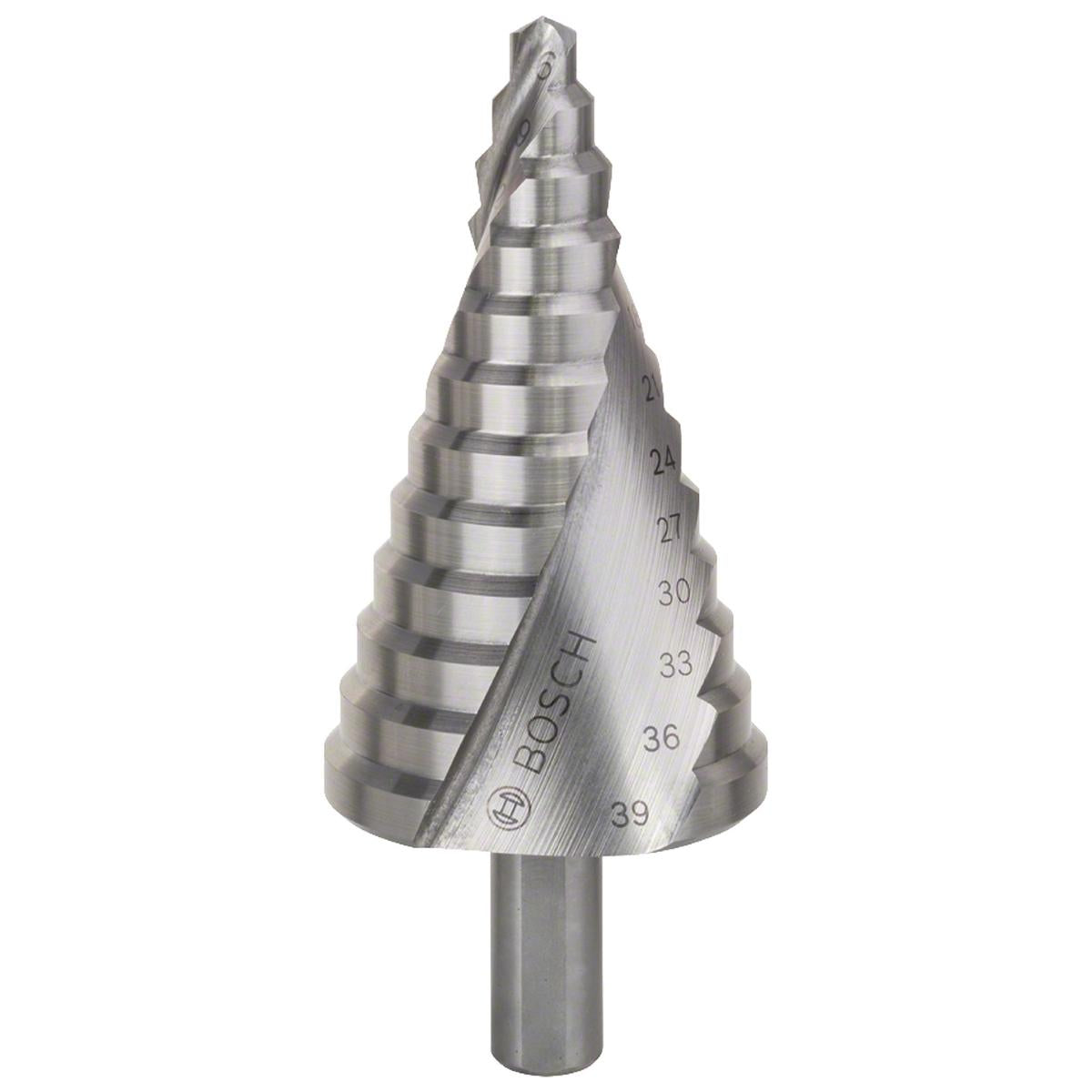 Broca Escalonada Bosch Aço Rápido Para Metal Hss 6-39mm
