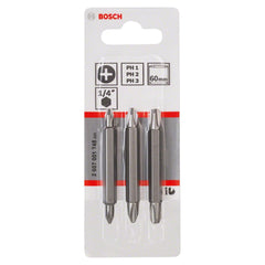 Jogo De Pontas Duplas P/Parafusar Bosch Extra Hard 60mm 6U