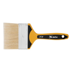 Trincha Pincel 4'' Verniz Cerdas Brancas Cabo 2 Componentes MTX Profissional
