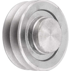 Polia alumínio 130mm 2 canais perfil b Vonder
