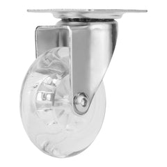 Rodízio De Gel Giratório Sem Freio 3'' 75mm 55kg Capacidade De Carga Poliuretano Aço Galvanizado MTX 6873355