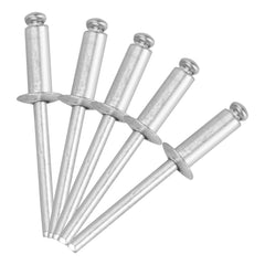 Rebite de Repuxo 4.8x14mm 50 Pcs MTX Aço Galvanizado Resistente Corrosão
