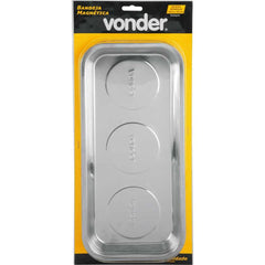 Bandeja Magnética Retangular 160X360Mm Inox Vonder 1,074Kg - Guimepa