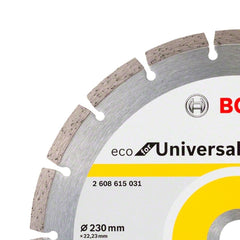 Disco Diamantado Bosch Eco 230X22,23X2,6X7mm 10Pçs