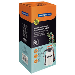 Pulverizador Lateral Compressão Prévia 5L Tramontina Para Jardinagem Eficiente