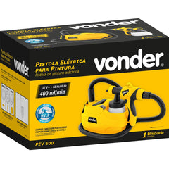 Pistola para Pintura PEV 600 1,8mm 390W 127V Vonder