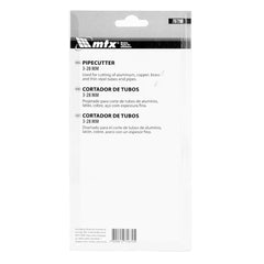 Cortador de Tubo Manual 3-28mm 1/8''-1,3/3,2'' Aço Liga MTX 787209
