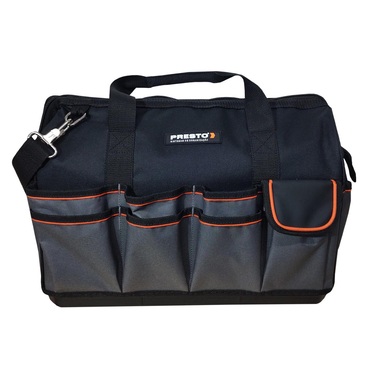 Bolsa de Ferramentas 18" para Eletrecista 22 Bolsos Presto
