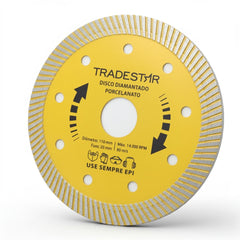 Disco Diamantado 110 mm Porcelanato Pro Furo 20 mm Tradestar