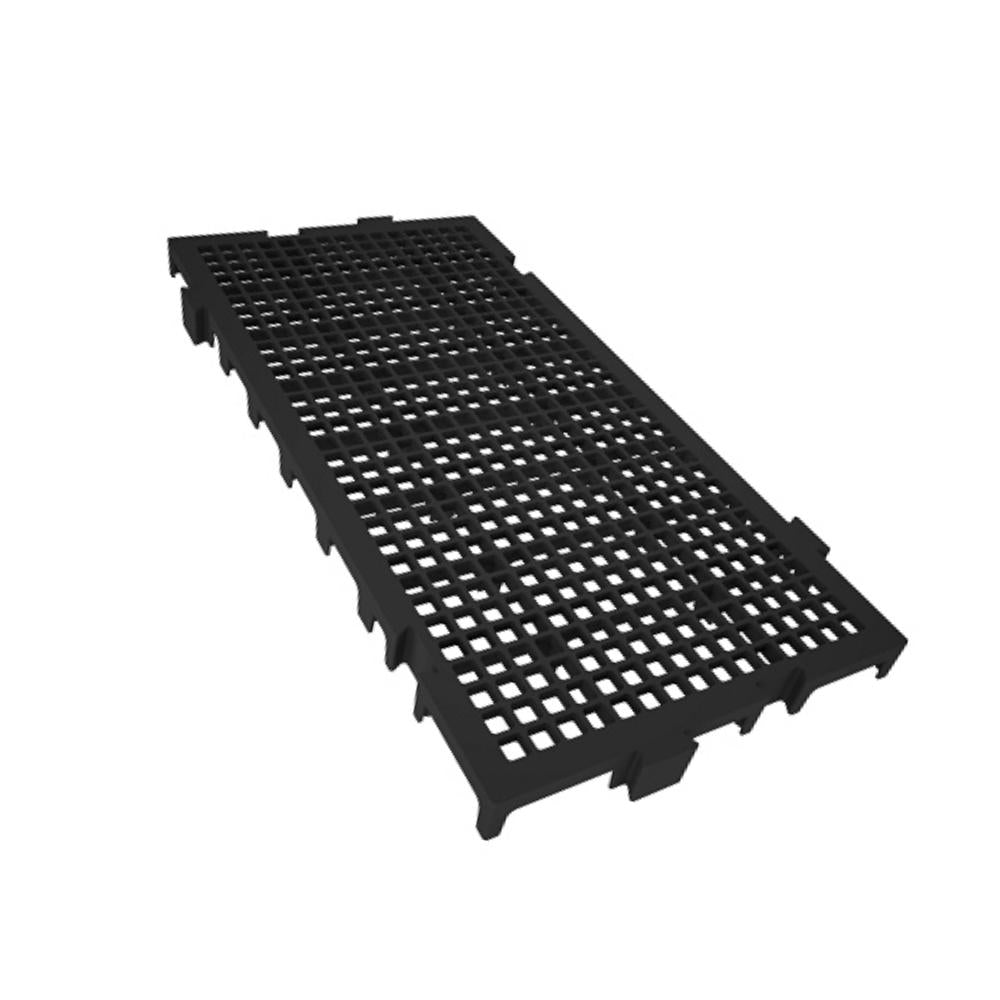 Piso Modular Preto em Plástico 25x50x2,6 Presto