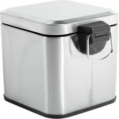 Lixeira Retangular 3 Litros Inox Cinza Vonder