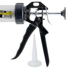 Aplicador Silicone 9'' Alumínio Tubular Tradestar