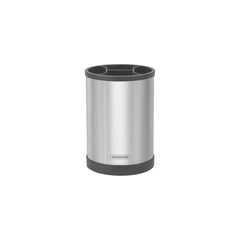 Porta-Utensílios Giratório Tramontina Plurale Aço Inox Com Divisórias E Base Em Polipropileno