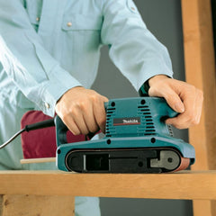 Lixadeira Cinta Com Coletor Pó 76X457Mm Ideal para Madeira Metal Com Coletor de Pó 9910 110V Makita