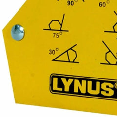 Esquadro Magnético Forte Capacidade 25 kg Multi-ângulos para Soldador EML-25A Lynus