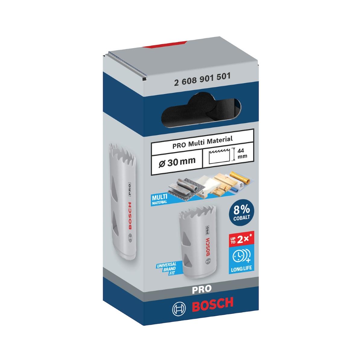 Serra Copo Bosch Pro Multi Material Cobalto 30 mm 1.3/16''