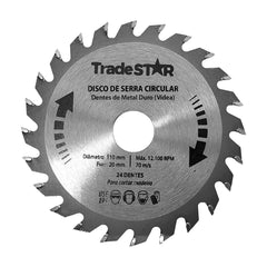 Serra Circular Videa 110 x 20 mm 24D Tradestar