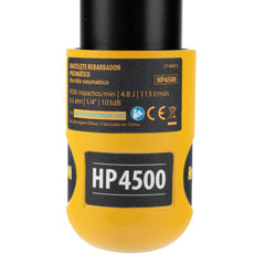 Martelo Pneumático Rebarbador Denzel HP4500 4.8J 4500bpm 1/4 Conexão 113L/min 6.3bar com 4 Bicos