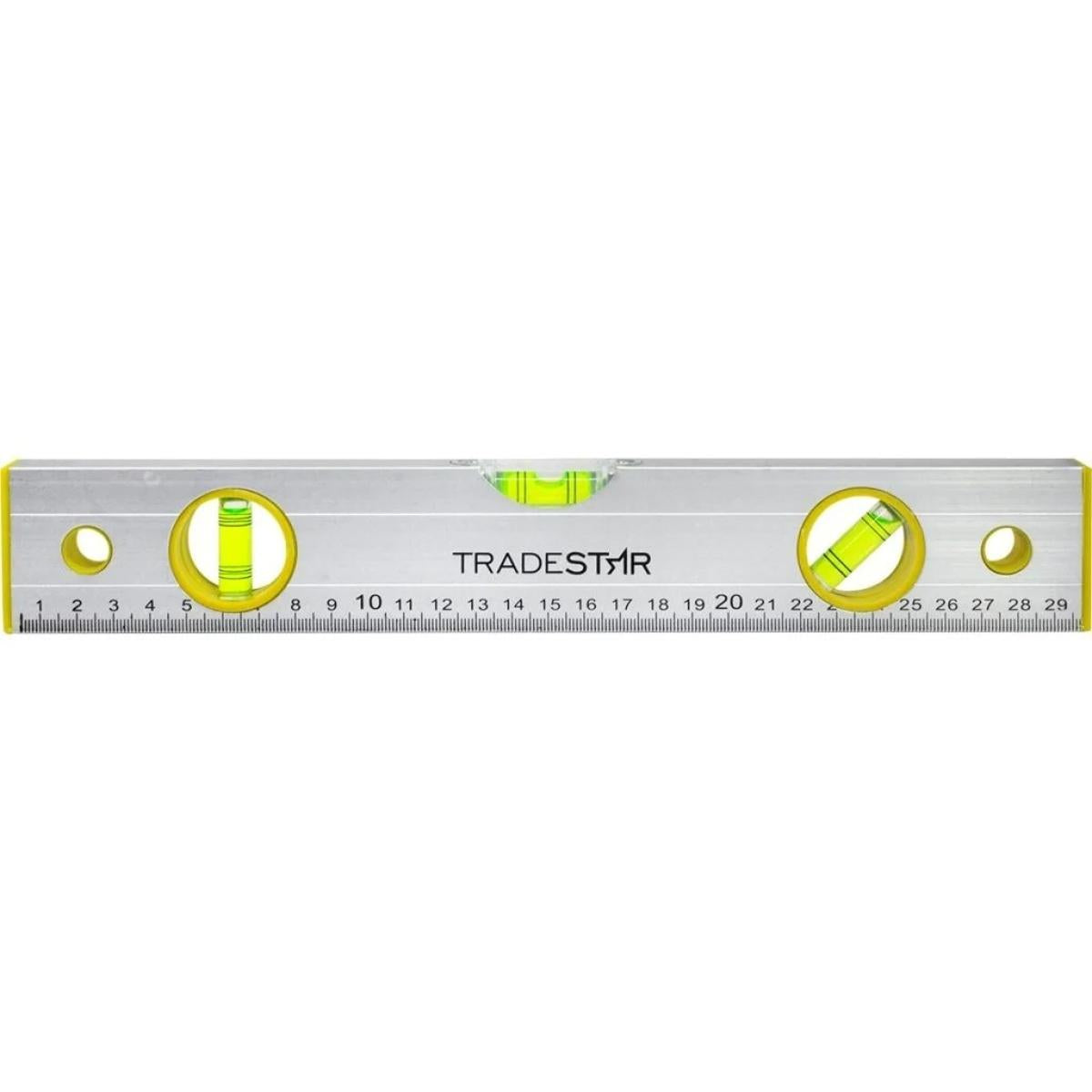 Nivel 12'' 3 Bolhas Alumínio Tradestar