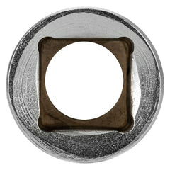 Soquete Sextavado 14 Mm Encaixe 1/2 Polegada Aço Cromo Vanádio Com Clip Stels
