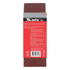 Cinta Lixa Mtx P40 40x610x100mm 3 Unidades Óxido De Alumínio