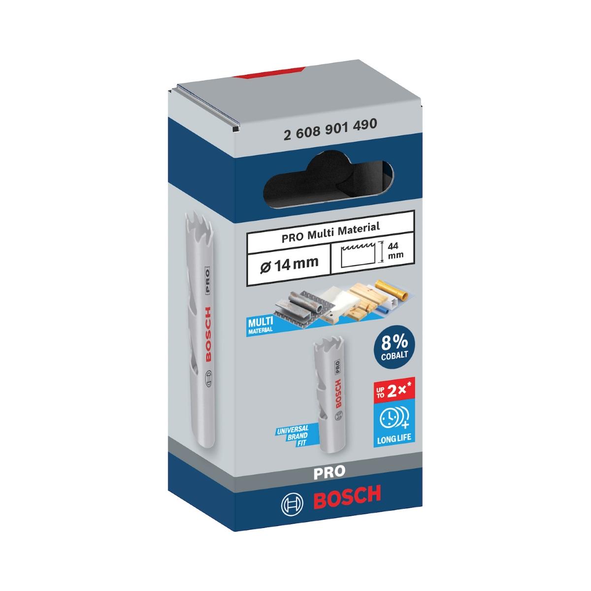 Serra Copo Bosch Pro Multi Material Cobalto 14 mm 9/16''