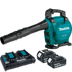 Soprador Sem Fio 36V Portátil Com Cinta de Ombro 2 Baterias Carregador Tubos DUB363PT2V 127V Makita