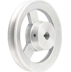 Polia Alumínio 1 Canal Perfil A 150mm com Furo 5/8" - Vonder