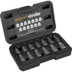 Jogo Bits Saca Parafuso 1/8''-1/2'' 13Pcs CrMo Vonder