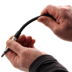 Extensão Flexível Para Bits Cromo Vanádio Encaixe 1/4'' 145mm Com Suporte Magnético E Anel Giratório