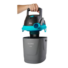 Aspirador de Pó e Água Portátil 1400W 150 mbar 5,5 litros Pequeno e Potente com Soprador WAP GTW COMPACT 127V
