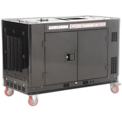 Gerador à Diesel Dgr-15000 Monofasico 14,5Kw Cabinado Kawashima