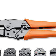 Alicate Crimpador e Mandíbulas Tramontina PRO 6 Peças Aço Cromo Molibdênio 0.5 a 16mm² Ferramenta Profissional