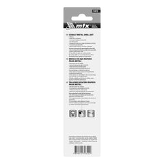 Broca Aço Rápido Profissional Cobalto 5% Metal Duro Aço Inox 7mm MTX 714479 Alta Durabilidade